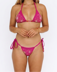 Alana Bikini Bottoms in Hot Pink
