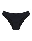 Yara black high-leg bikini bottoms, product photo