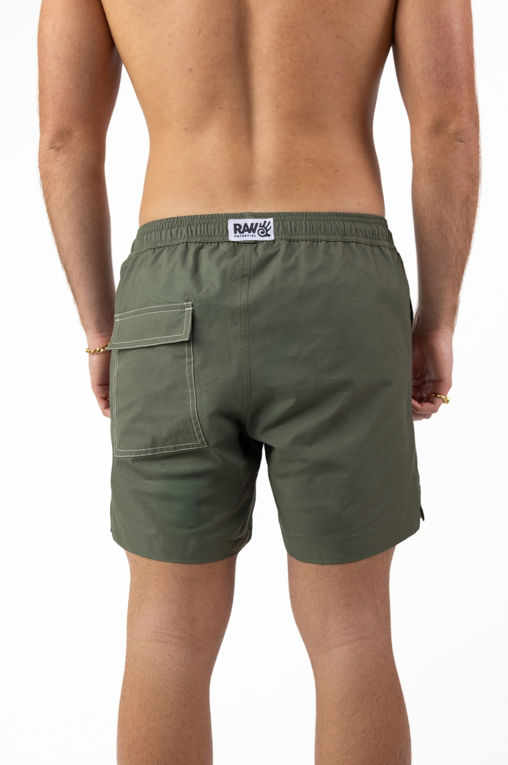 Odyssey Shorts | Organic Cotton Trousers | Gold Jewellery (BUNDLE 1)