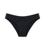 Yara black high-leg bikini bottoms, product photo