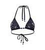 Alana black beaded bikini top, product photo