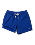 Odyssey racing blue men's recycled swim shorts, product photo
