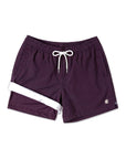 Odyssey dark purple men's recycled swim shorts, product photo